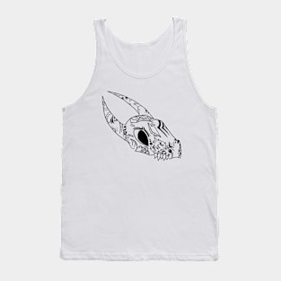 Dragon skull tattoo Tank Top